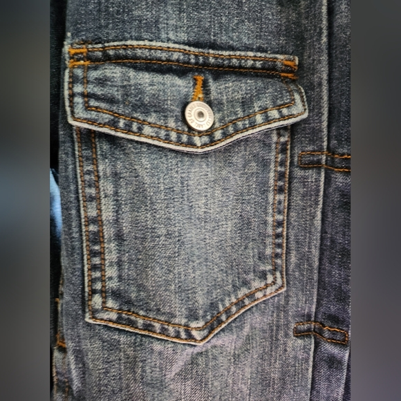 Mens Large Denim Jacket - Picture 4 of 6
